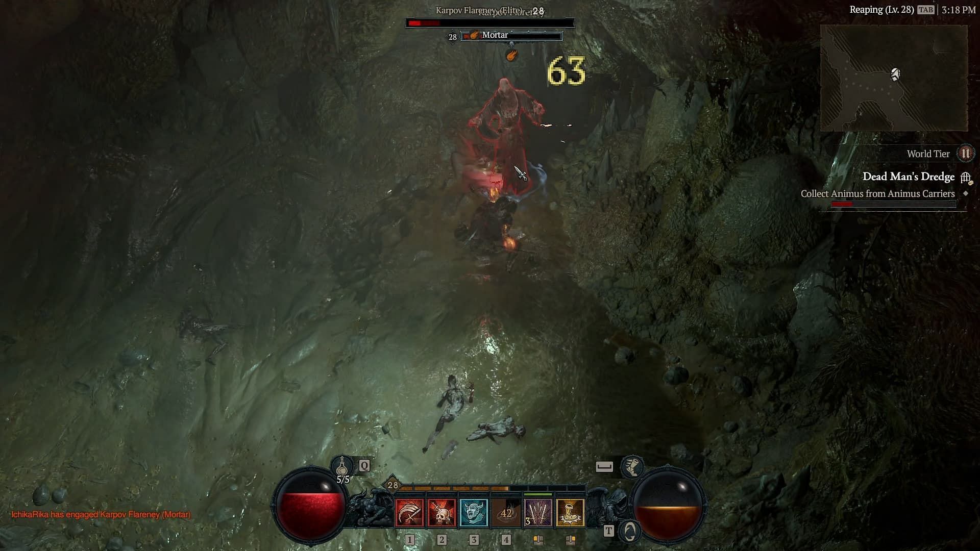 Dead Man's Dredge is a Nightmare Dungeon with high-density mobs (Image via Blizzard Entertainment)